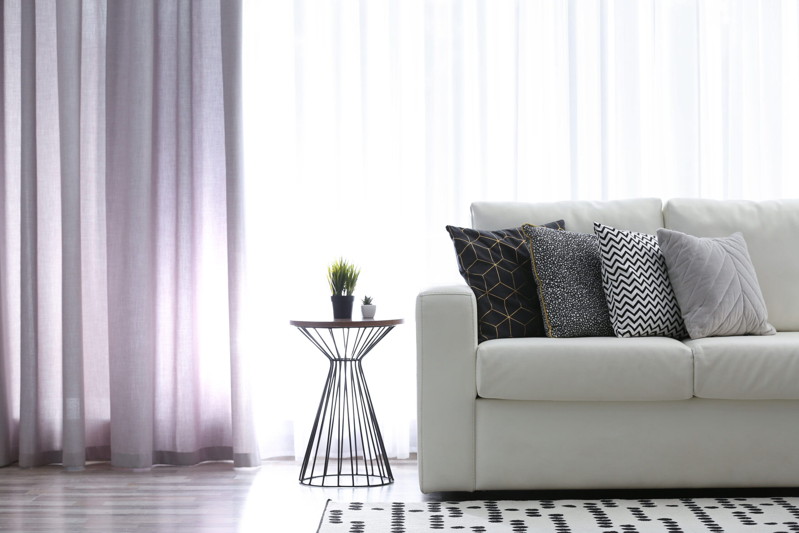 Custom curtains and blinds